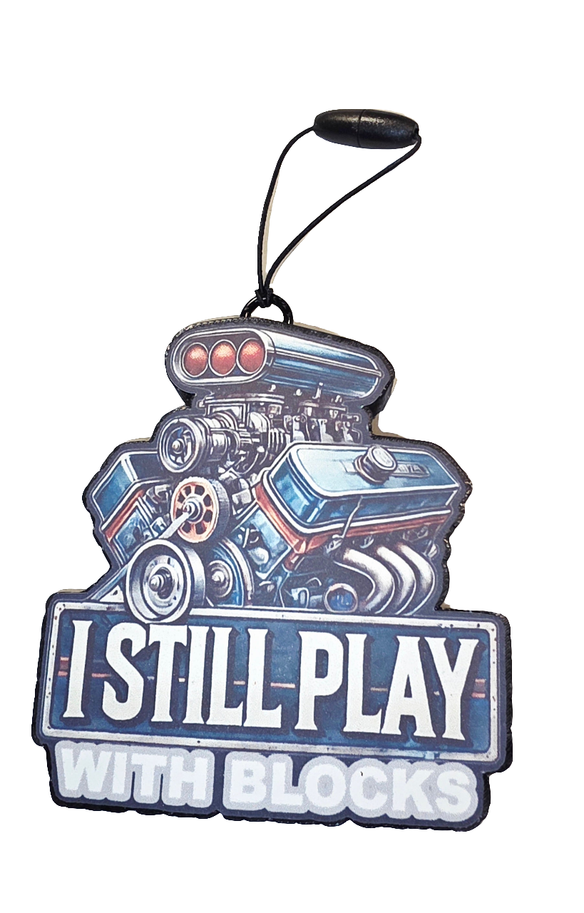 Blocks car freshie - Scent old spice