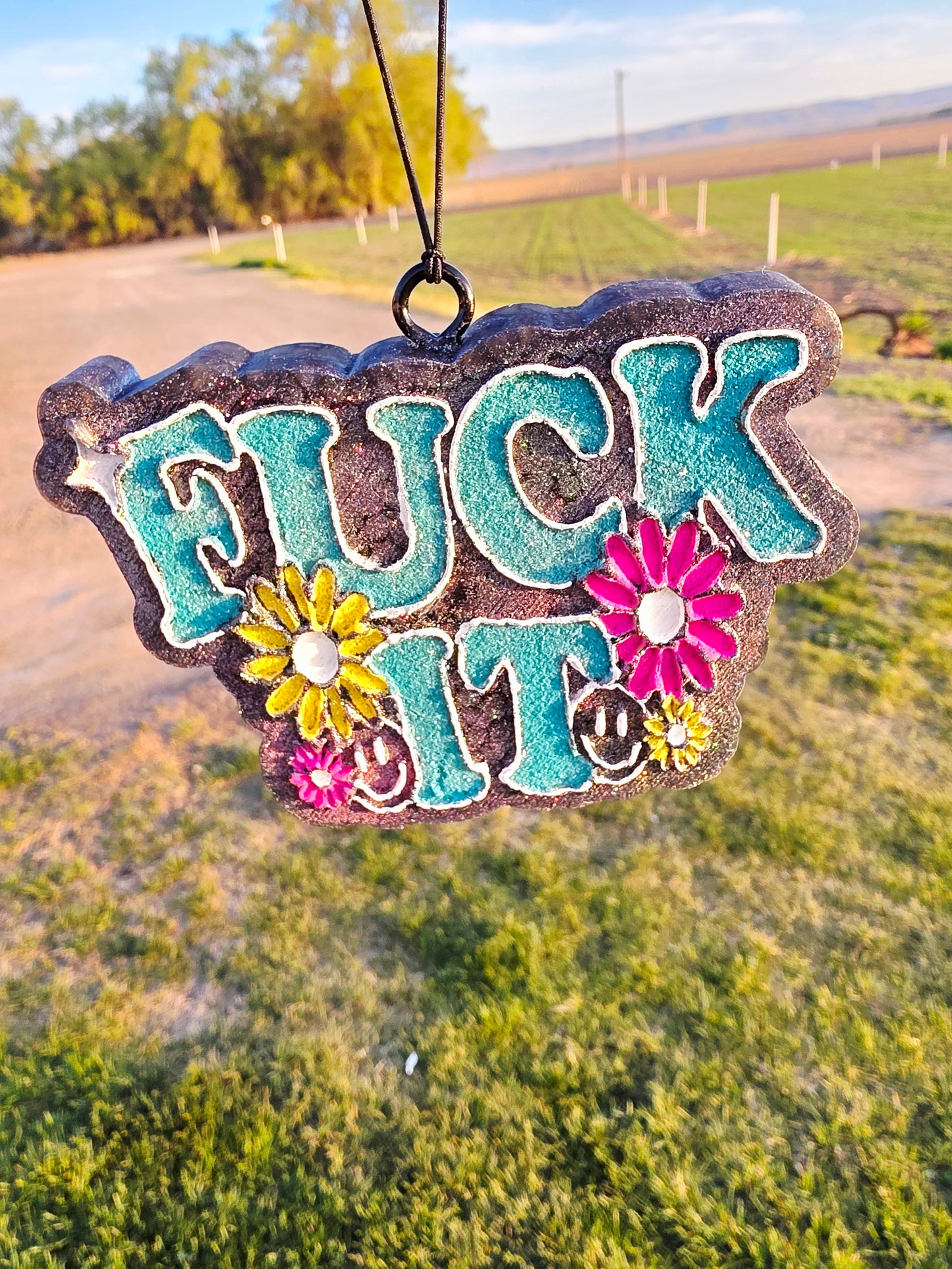 F It Car Freshie- Scent Mama Tried