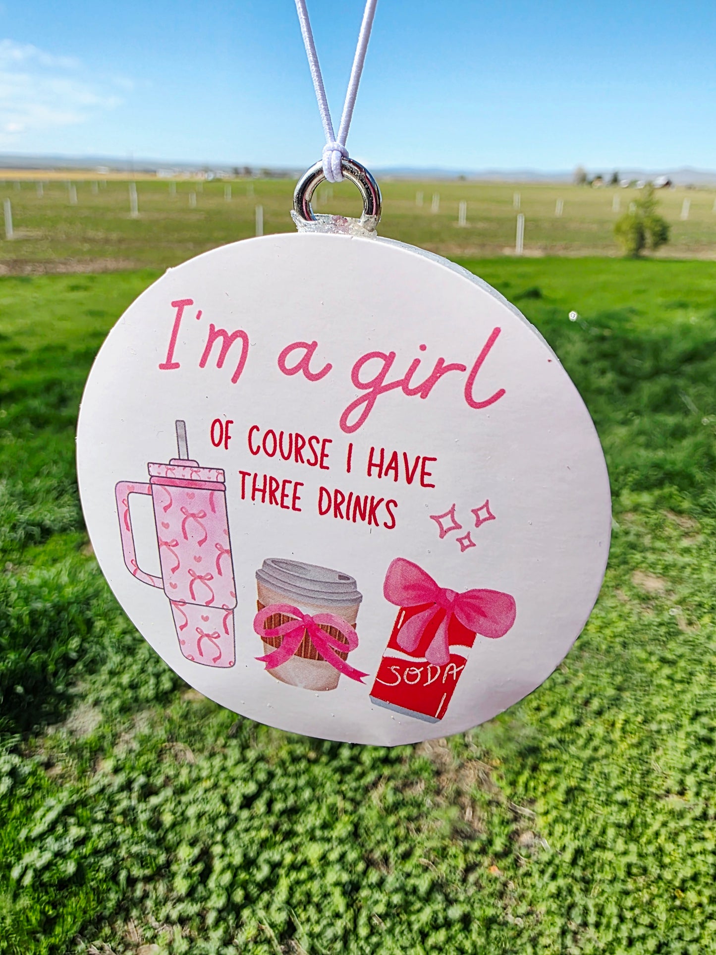 Im A Girl Car Frieshie- Scent Mama Tried