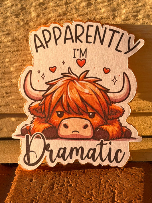 Dramatic car freshie -Scent Luna