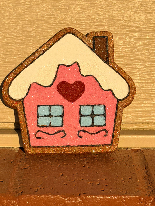 Gingerbread house car freshie - Scent Vanilla bean Noel