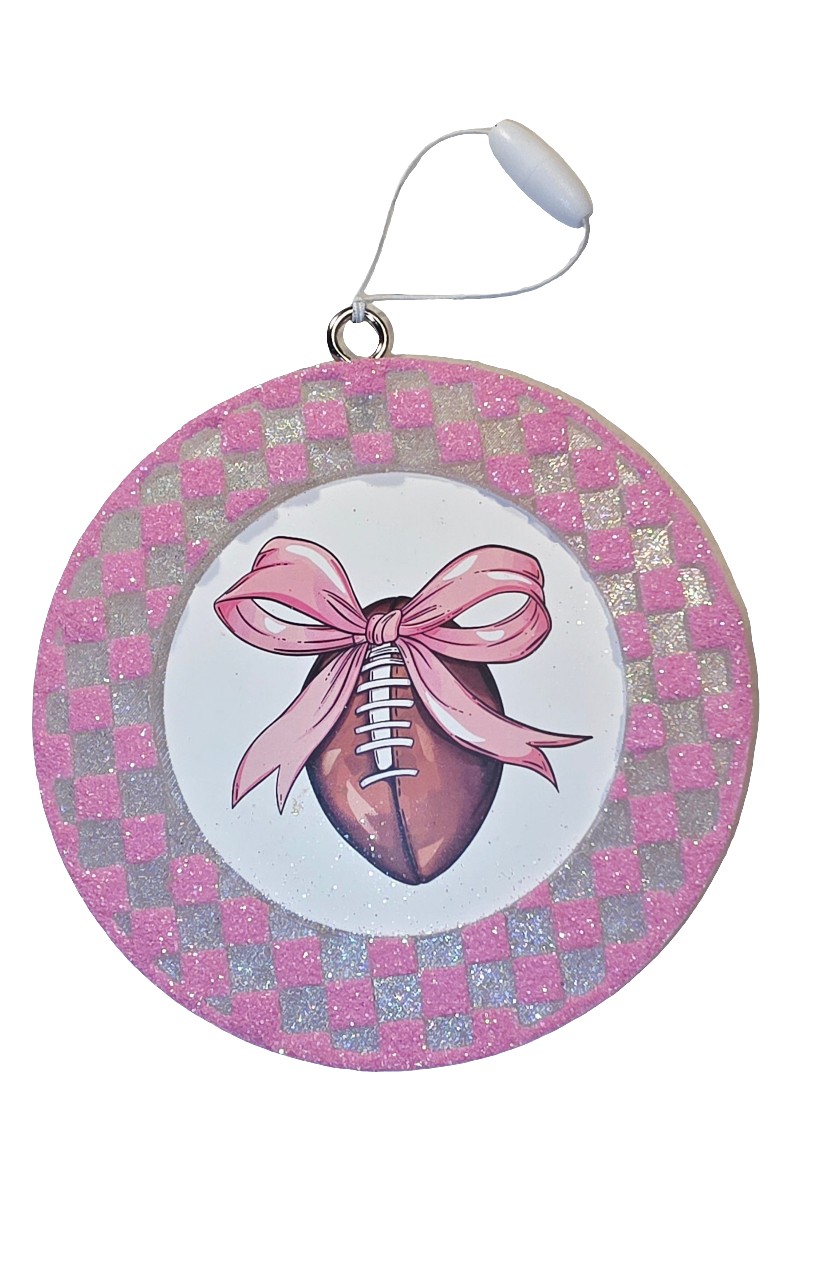 Football car freshie- Scent Fruit loops