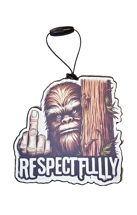 Respectfully car freshie- Scent Barbershop