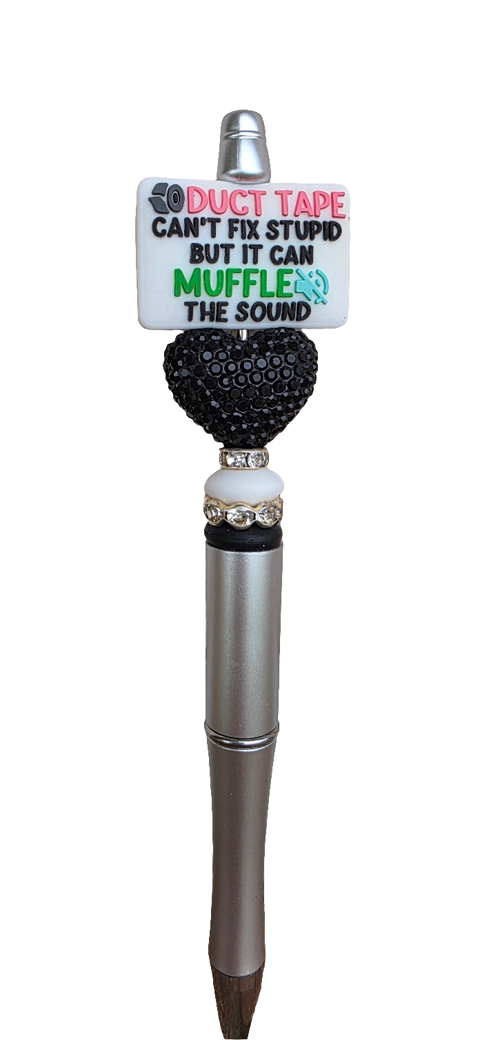 Duct Tape  Beaded Ballpoint pen