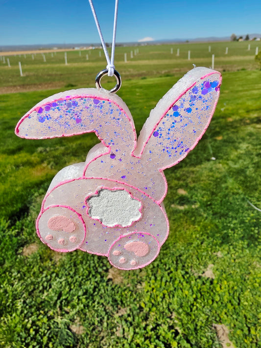 Glitter Bunny Car Freshies- Scent Spring Summer Mix
