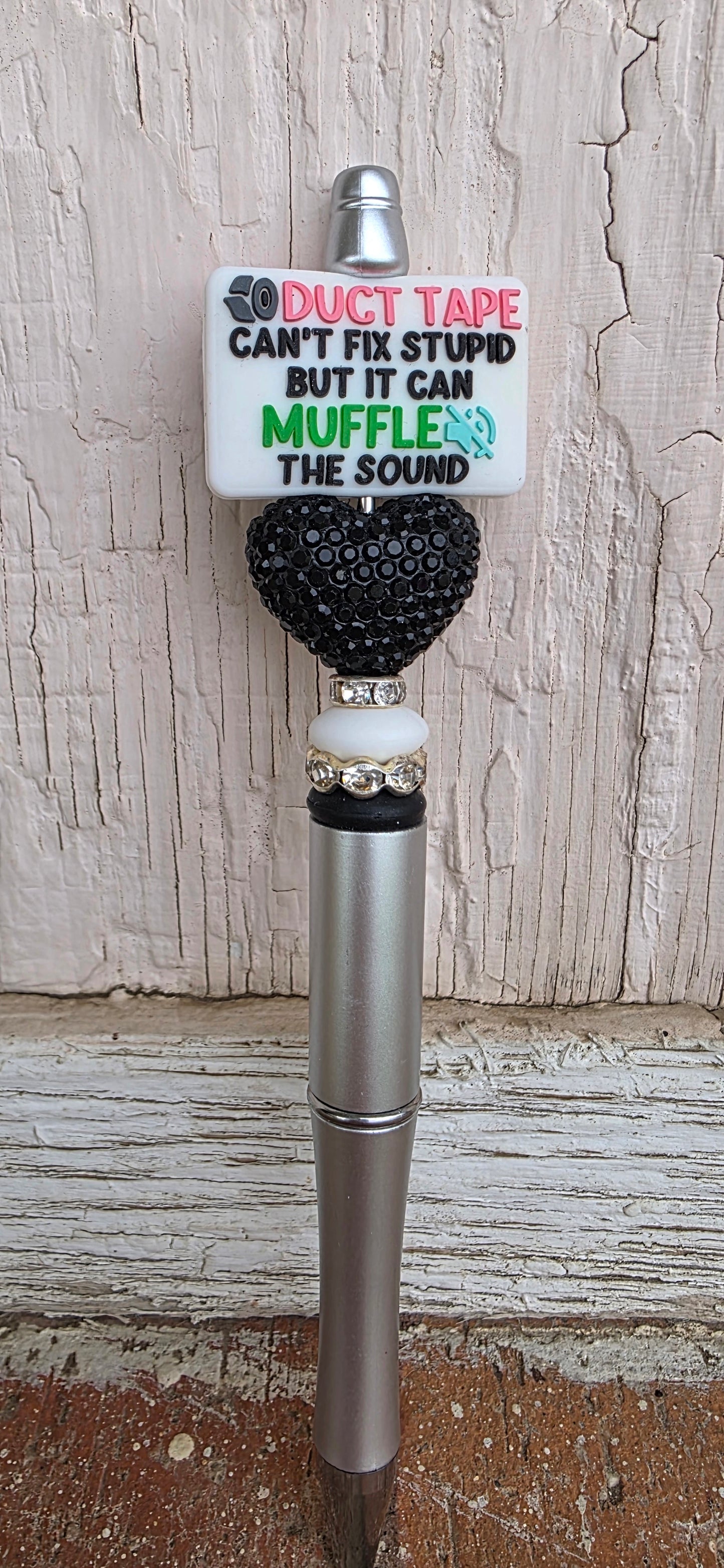 Duct Tape  Beaded Ballpoint pen