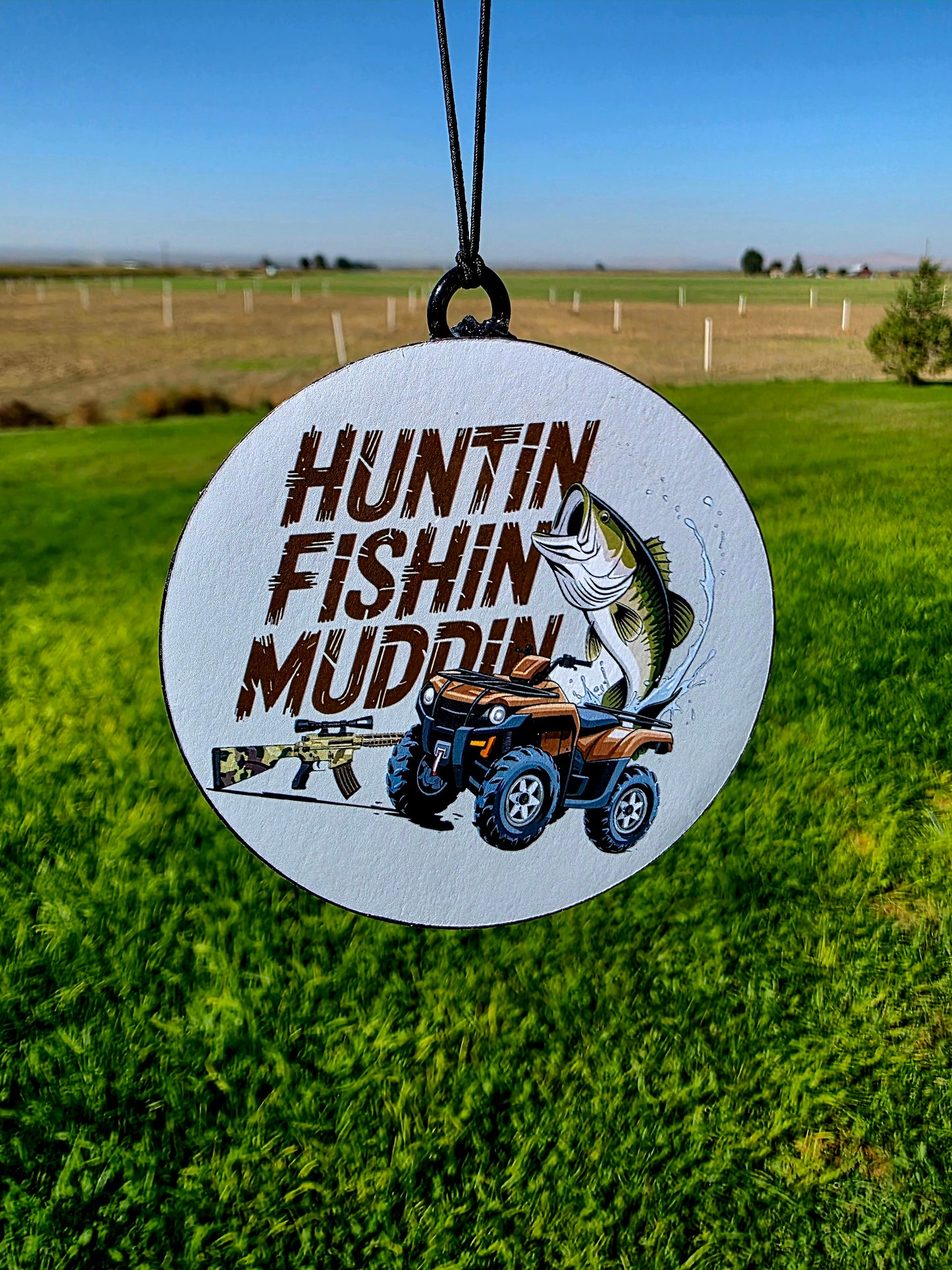 Huntin Fishin Muddin Car Freshie- Scent The Perfect Man