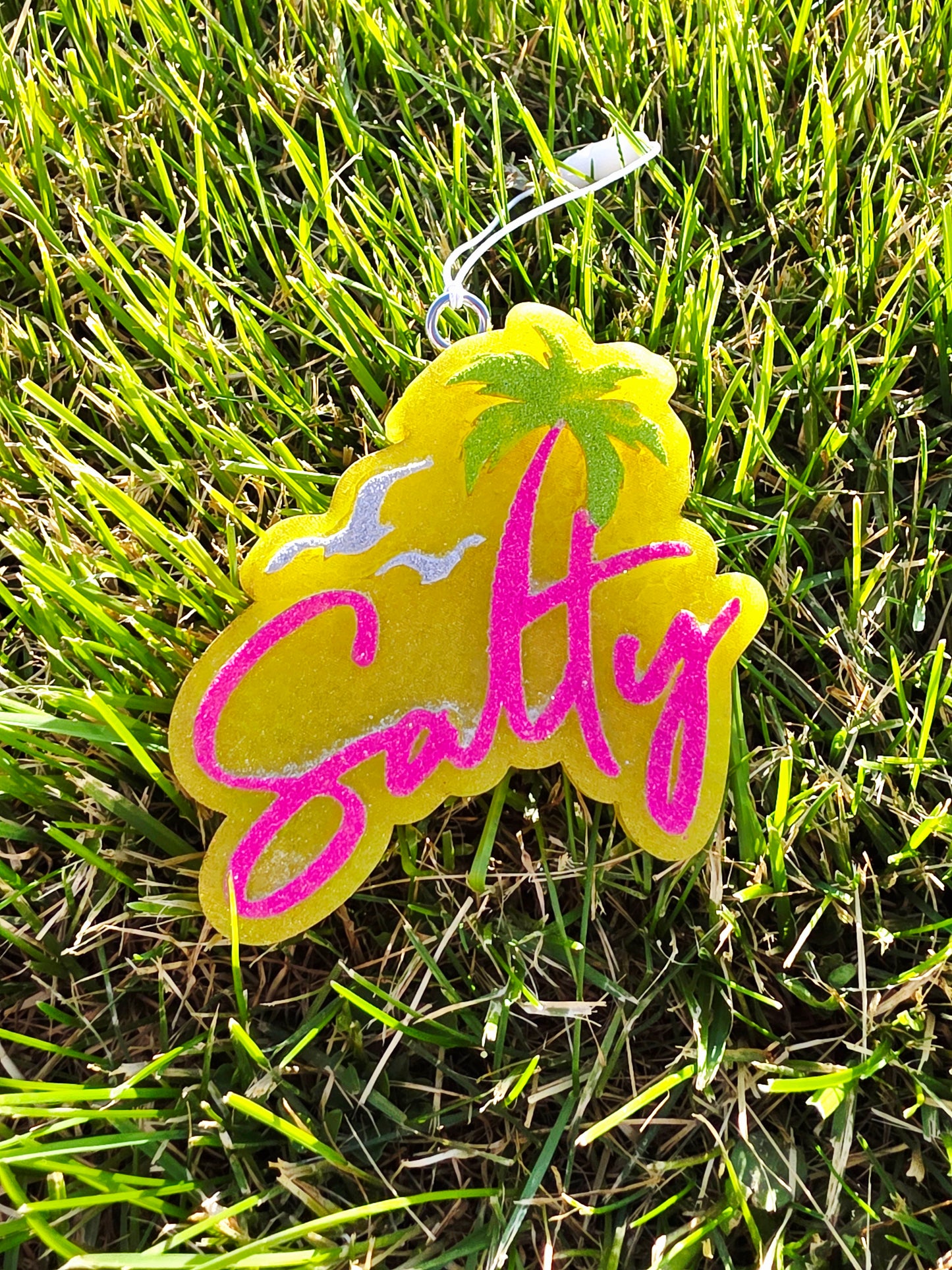 Salty Car Freshie- Scent Pina Colada