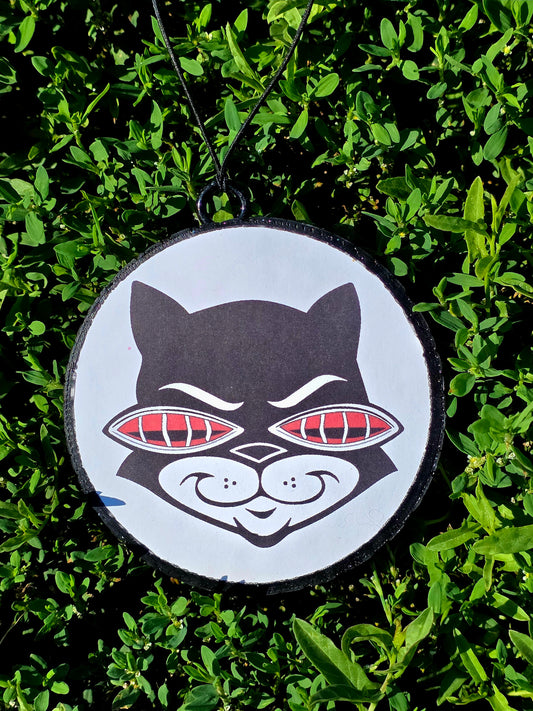 Mr Cool Cat Car Freshie- Scent Vanilla