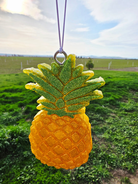 Pineapple Car Frieshie- Scent Vanilla Pineapple Margherita