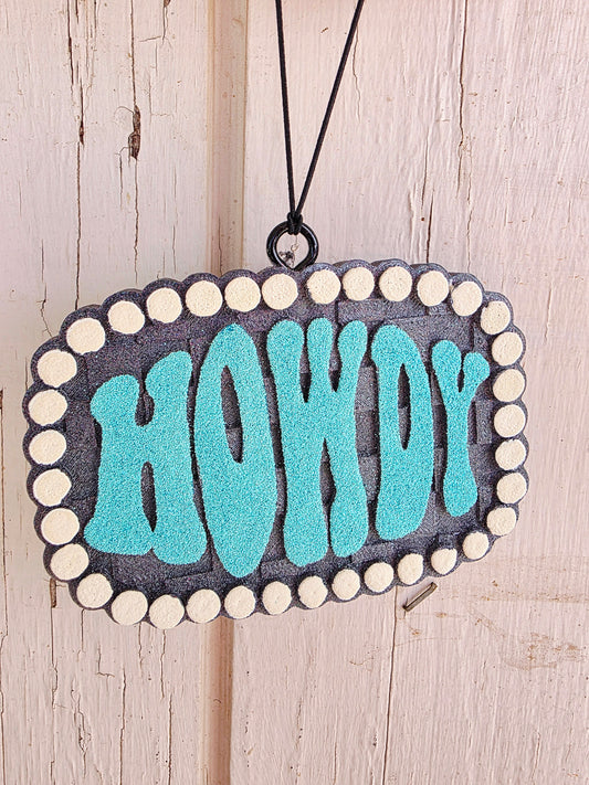 Howdy Car Freshie-Scent Boomshakalaka