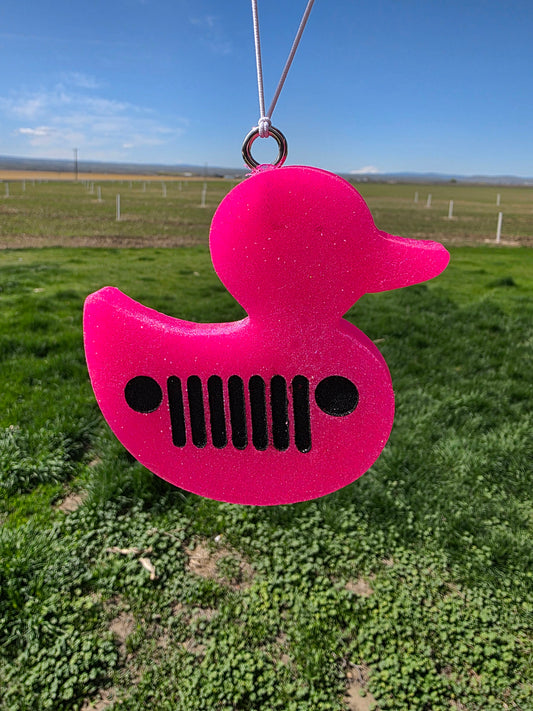 Jeep Duck Car Freshie-Scent Atomic Cherry