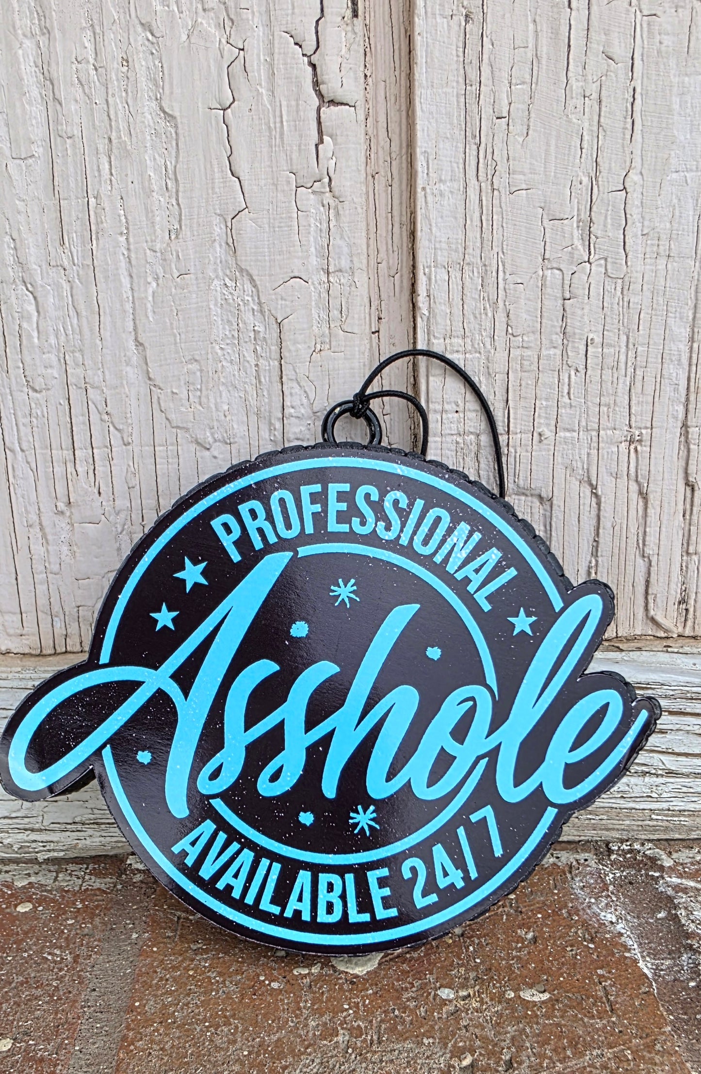 Professional A hole car freshie  - Scent Mahogany Apple