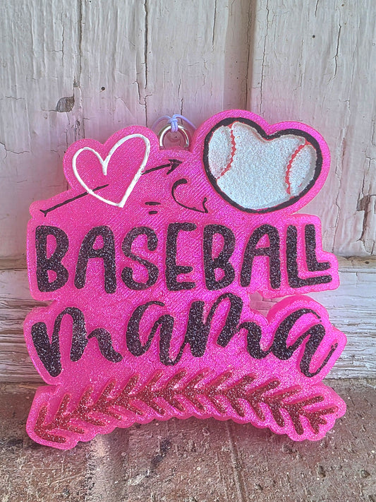 Baseball mama car freshie- Scent Bombshell