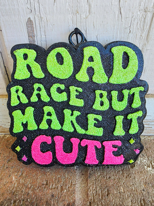 Road rage car freshie- Scent Hello Beautiful
