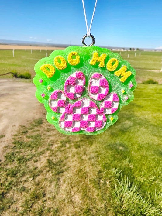 Dog Mom Car Freshie- Scent Beija Flor Cheirosa