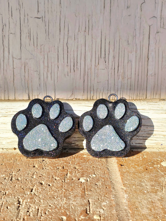 Paw Car Freshie vent clips- Scent Vanilla Pumpkin Marshmallow