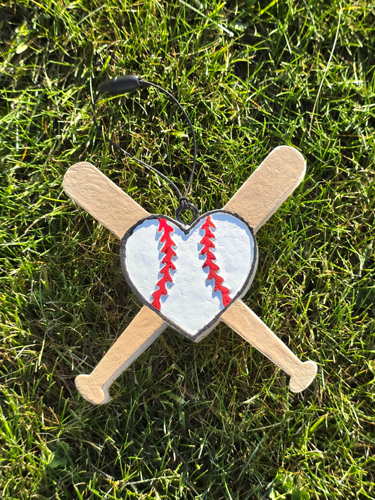 Baseball and bats Car Freshie- The Perfect Man