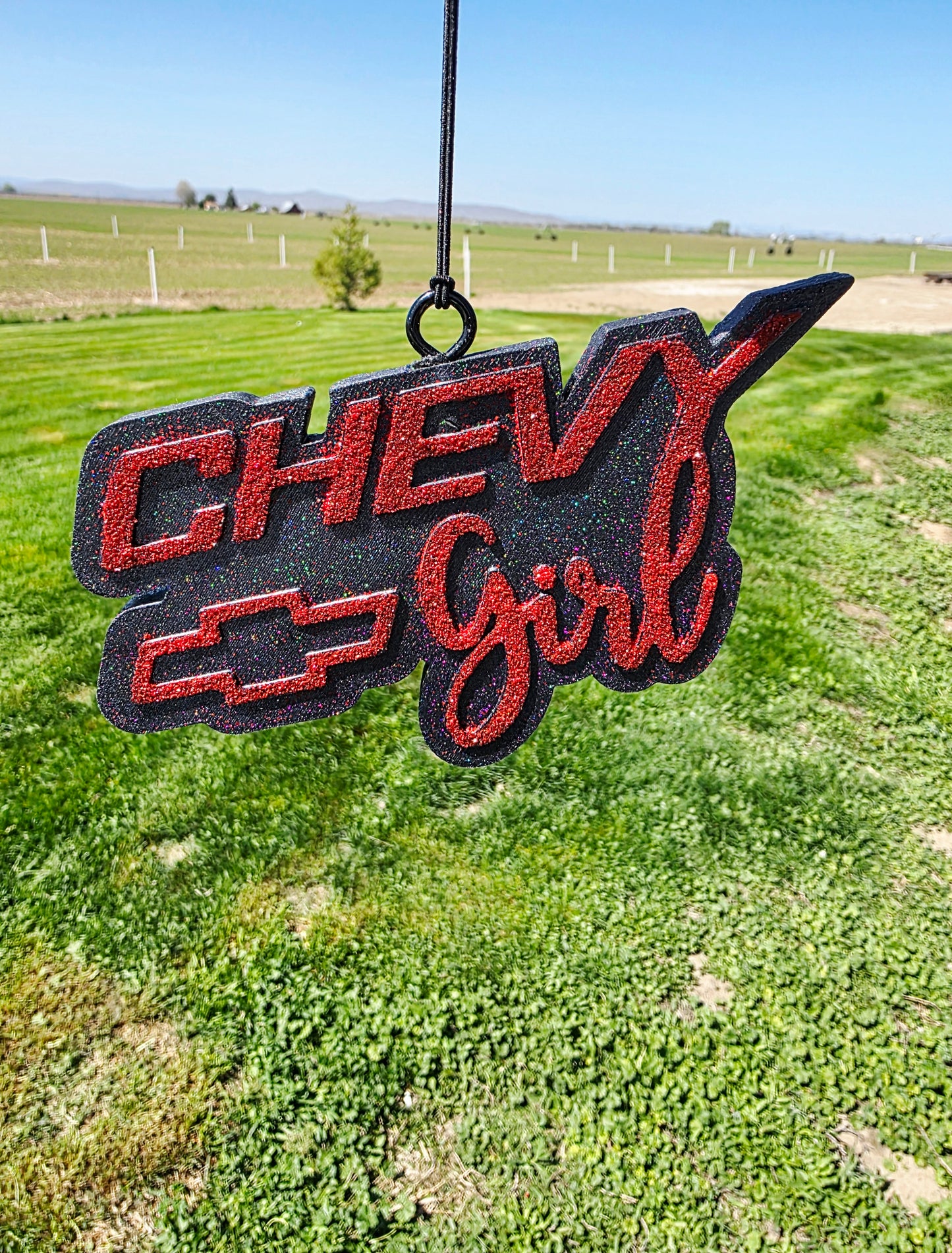 Chevy Girl Car Freshie- Scent Champagne Toast