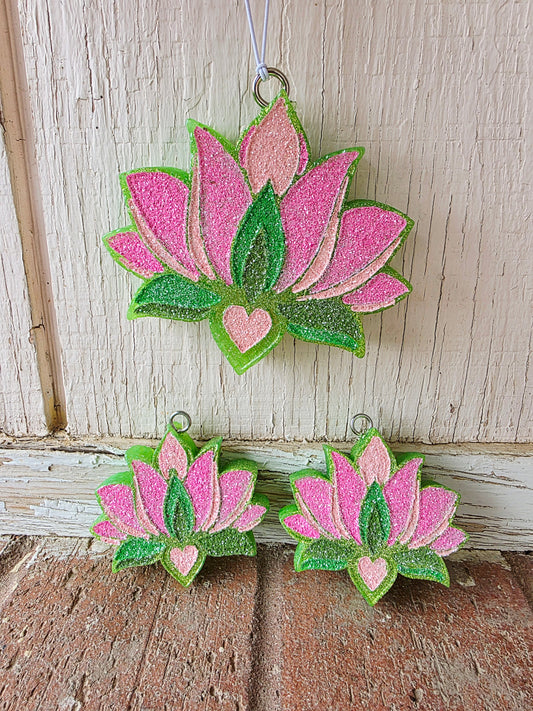 Lotus Full and Vent Clip Car Freshie set - Scent Pineapple Dream