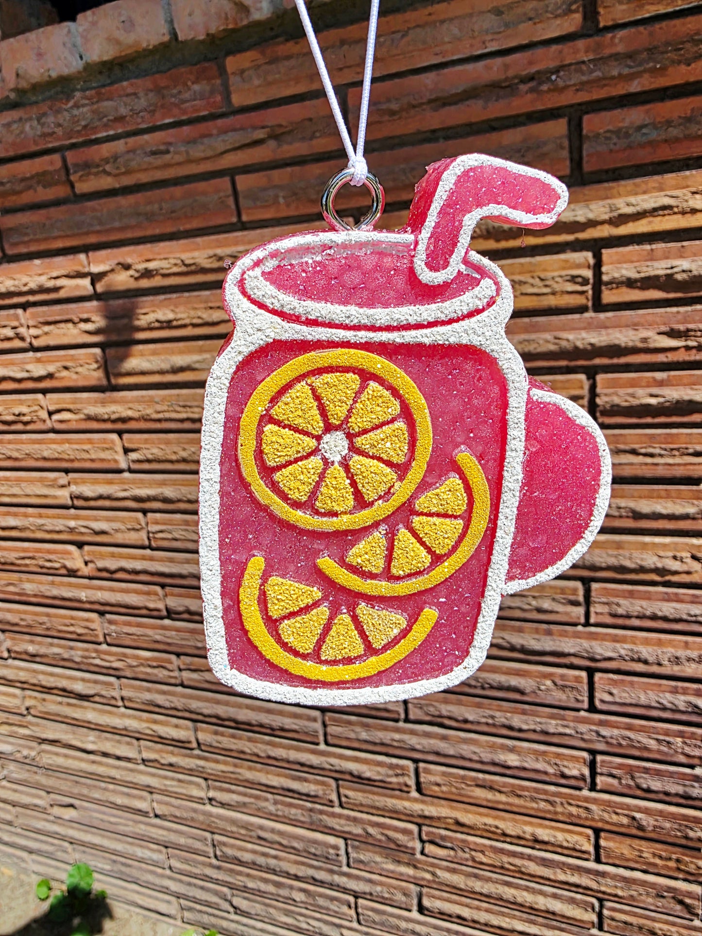 Summer Drink Car Frieshie- Scent Lemon Drop