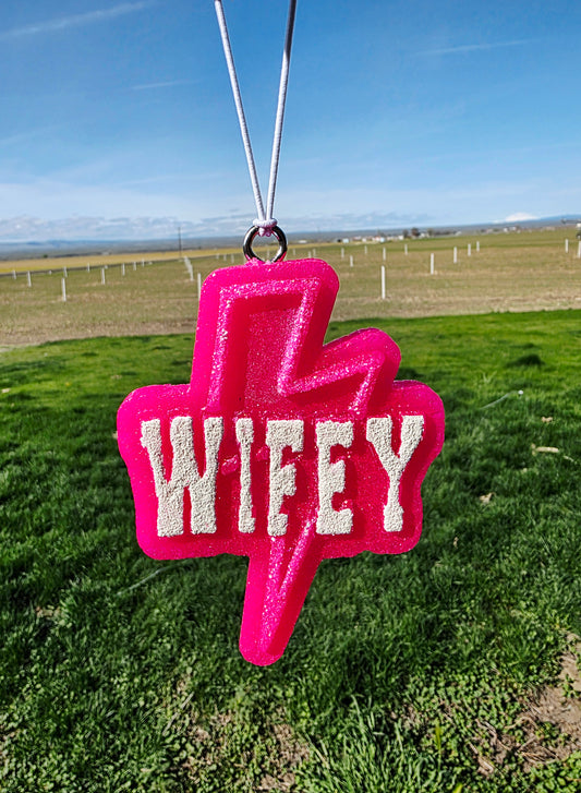 Wifey Car Freshie- Scent Butt Naked