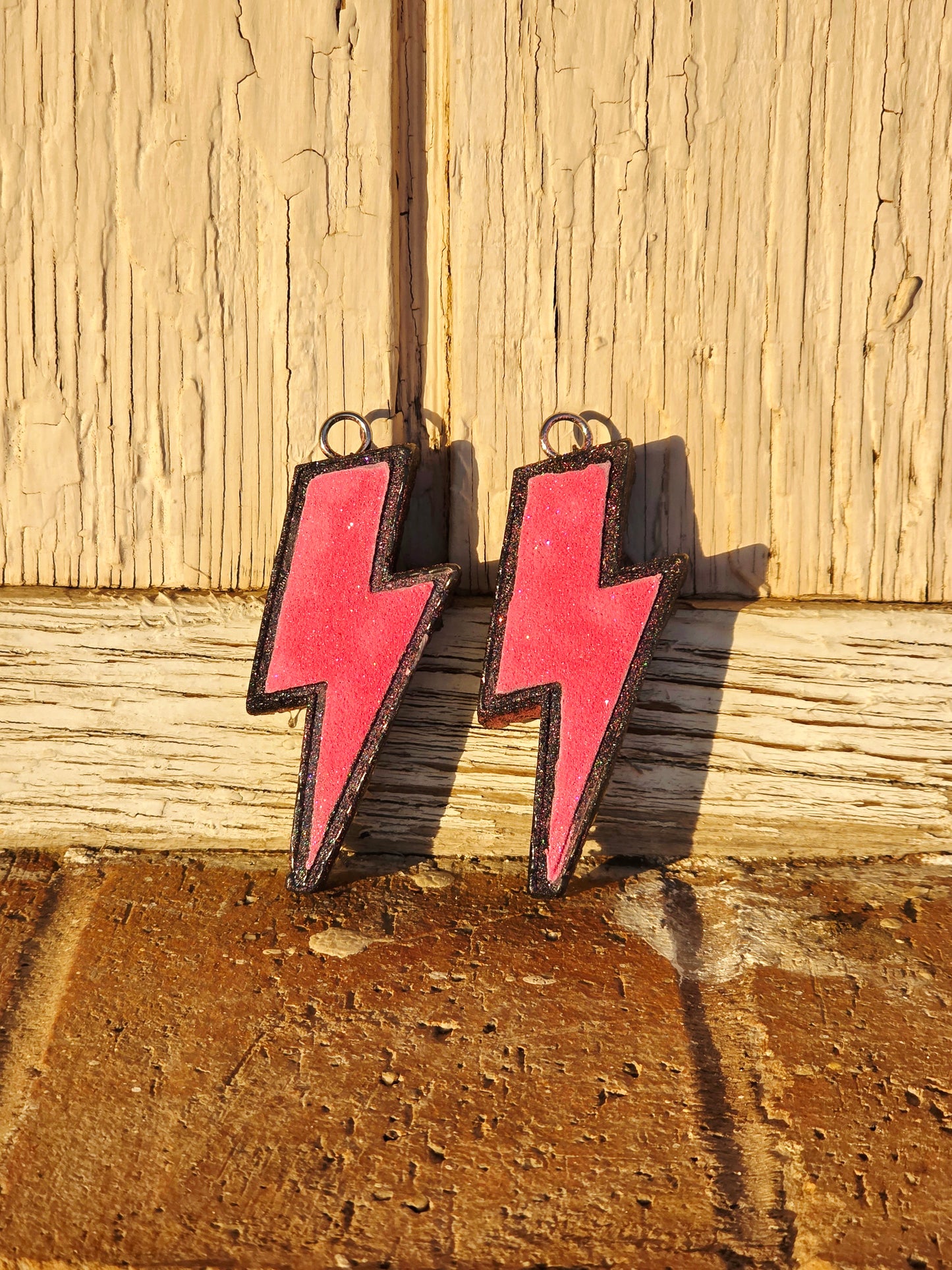Lighting Bolt Car Freshie Vent Clips- Elf Sweat