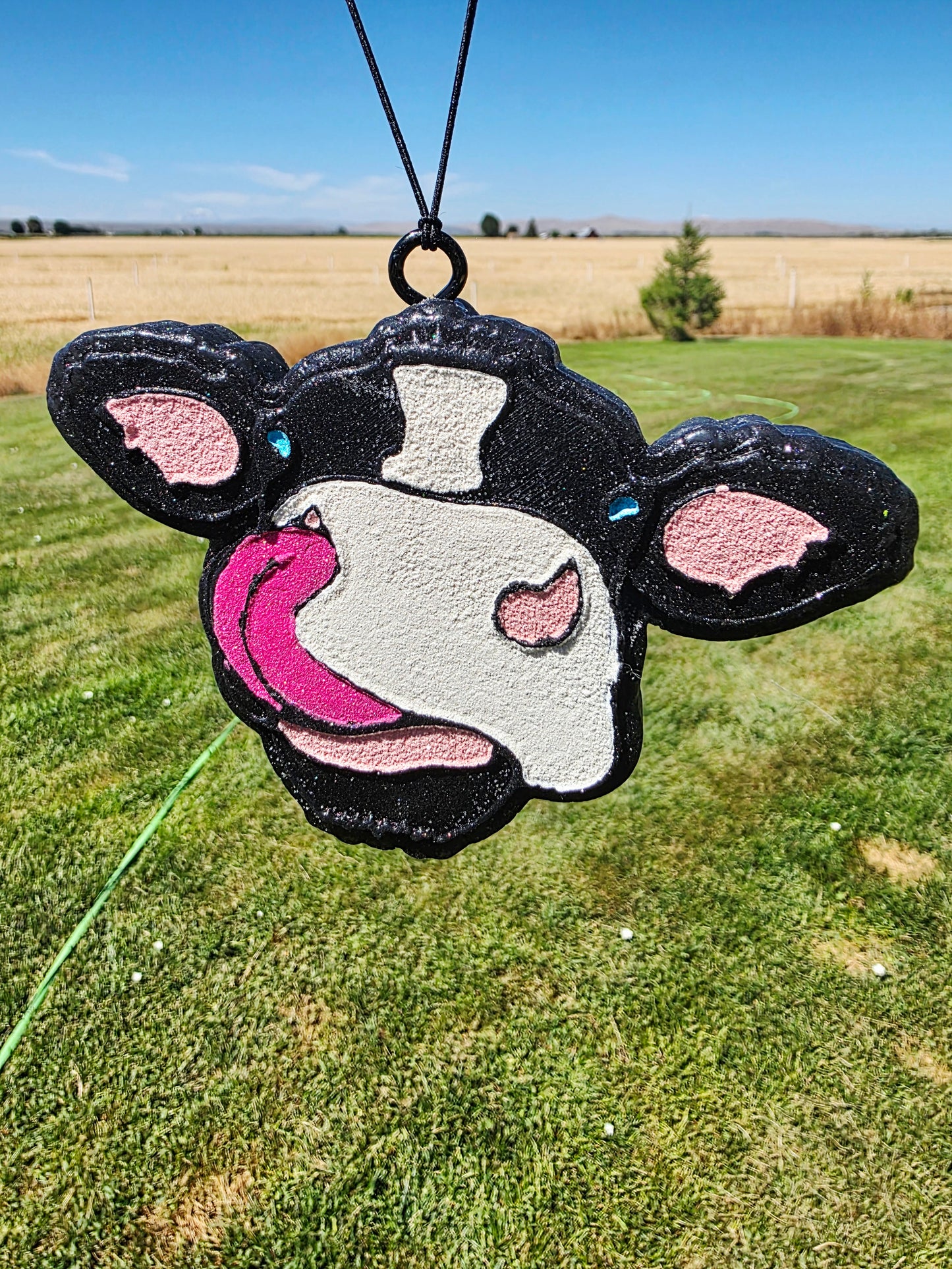 Cow Car Freshie- Scent Strawberry Pound Cake
