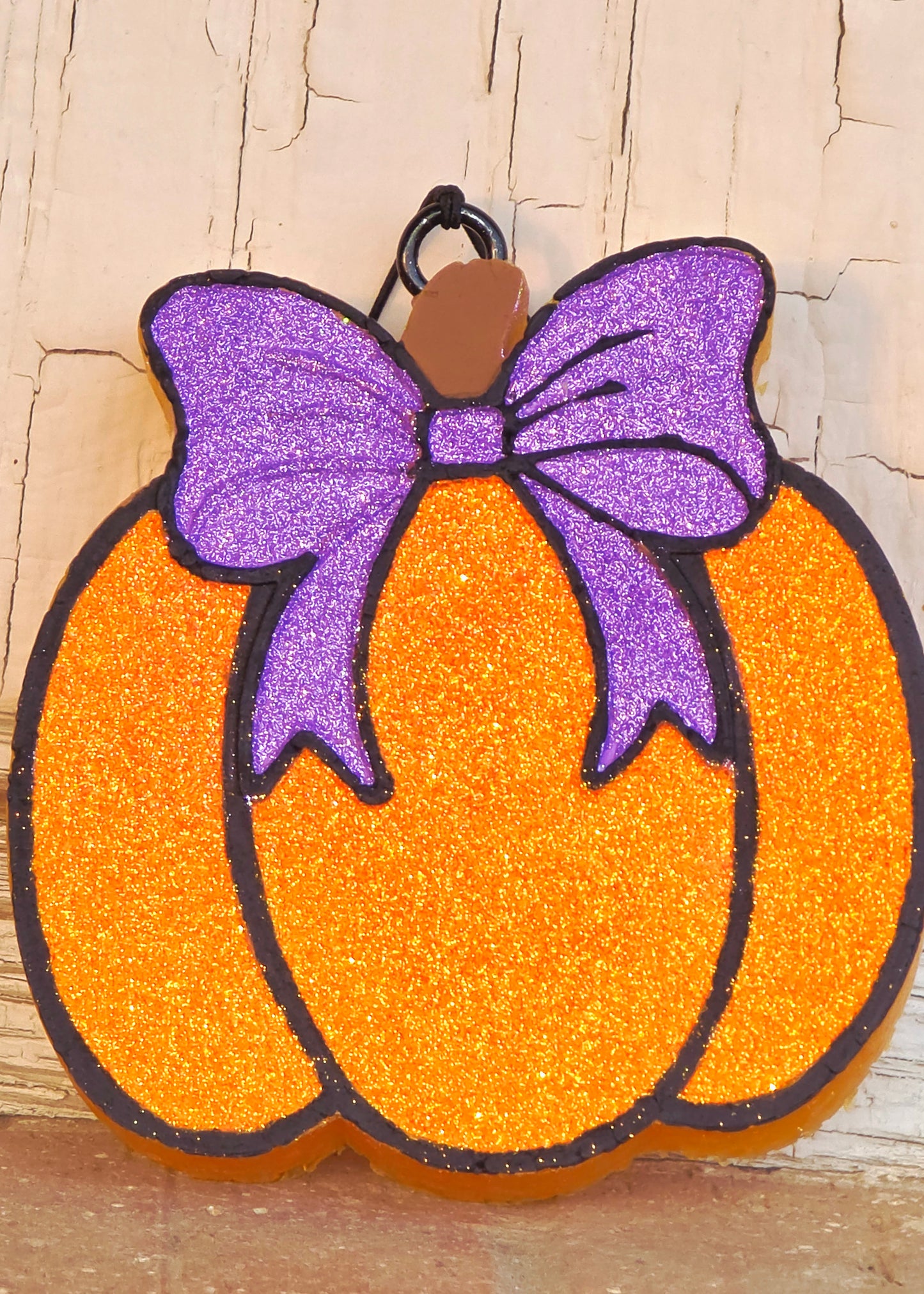 Pumpkin with Purple bow - Scent Home sweet home