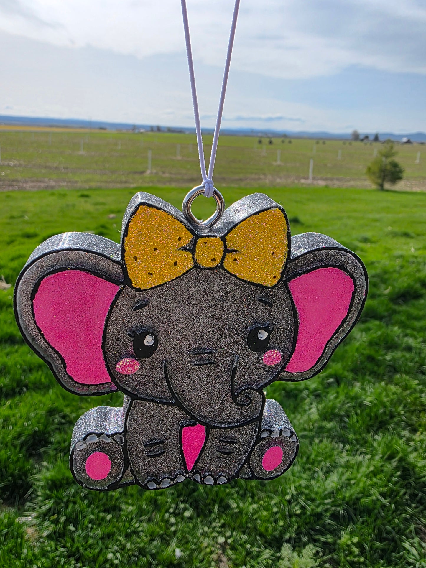 Elephant Car Freshie- Scent Monkey Farts