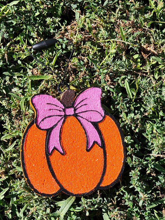 Pumpkin Car Freshie- Scent Maple Pecan Waffle