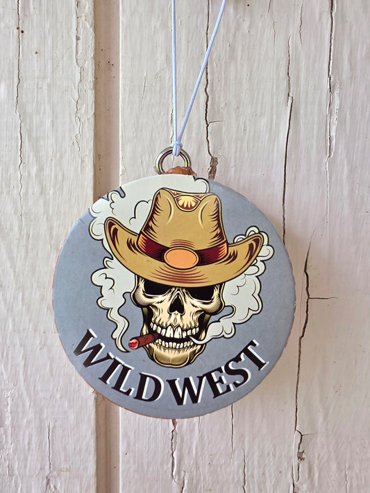 Wild West Car Freshie- Scent Volcano