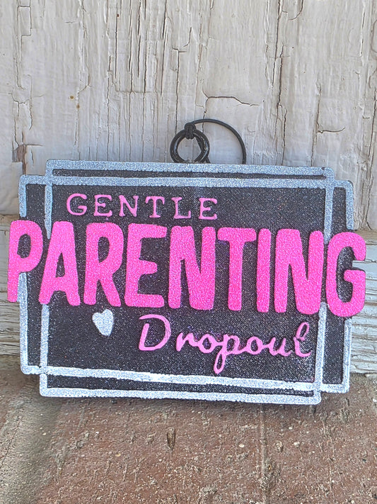 Gentle parenting dropout car freshie- Scent Laundry day